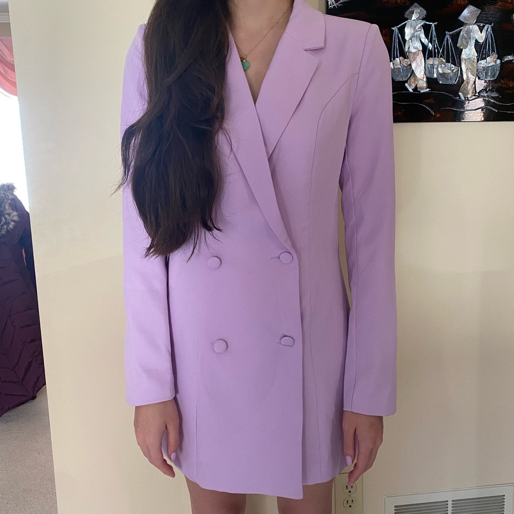 NWOT SHEIN Lilac Blazer Dress Size XS